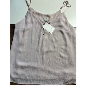 Camisole Top Satin blush SM Coquette girlie Dainty Y2K Fairy NWT buttons lined